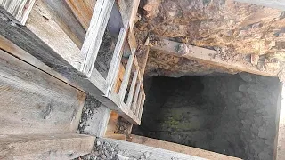 Rhyolite, Nevada: Mountainside Gold Mine - Hike In Only - Mine Ladders - Great Views