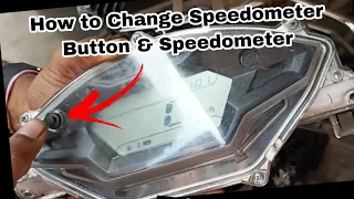 How to replace speedometer & Button of Honda Dio scooter at home| All Scooty same way to Fix Problem