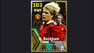 D. Beckham 103 Progression Points in Efootball 2024
