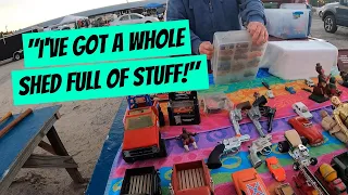 Flea Market Vendor Has More Than He Can Handle!