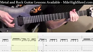 Instinct Breakdown Riff by Decapitated Guitar Lesson Preview