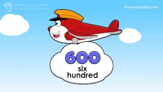 Learn Big Numbers 100, 200, 300 up to 1000 Little Flyers