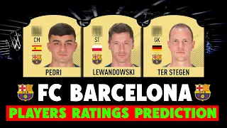 FIFA 24 | FC BARCELONA PLAYERS RATINGS PREDICTION