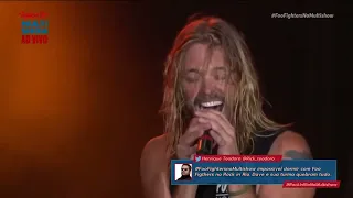 Foo Fighters tocando Under Pressure do Queen   Rock in Rio