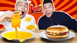 EXTREM KÄSIGES ESSEN VS NORMALES ESSEN CHALLENGE !!! | Kelvin und Marvin