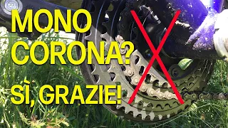 Perché il monocorona è la trasmissione migliore per la MTB (sfatiamo i falsi miti)