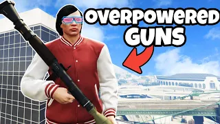 Destroying Criminals With Black Market Guns in GTA 5 RP