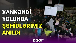 Xankəndi yolunda şəhidlərimiz anıldı - BAKU TV