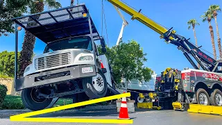 Boom Truck About To Roll Over! Teeter Totter