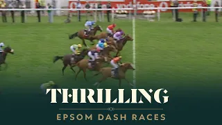 The last race is MAD 🤯 - Five thrilling Epsom Dash races from the Derby Festival