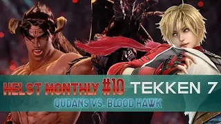 TEKKEN 7 - Winner SemiFinal - Qudans (Devil Jin) vs. Blood hawk (Leo) Helst Monthly #10 [4k/60fps]