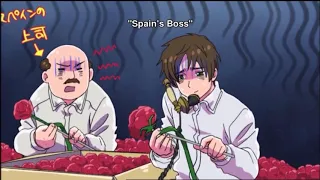 every time spain speaks in hetalia (dub)