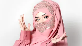 Party Niqab Tutorial By SanjiDa | Very Easy and full coverage