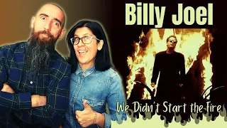 Billy Joel - We Didn't Start the Fire (REACTION) with my wife