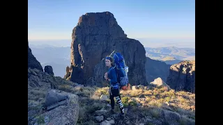 Hiking the largest mountain range in South Africa: The Drakensberg