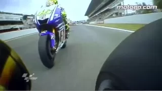 Rossi vs Lorenzo at the 2009 Catalunya Grand Prix