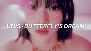 UNIS 유니스 'Butterfly's Dream' Easy Lyrics