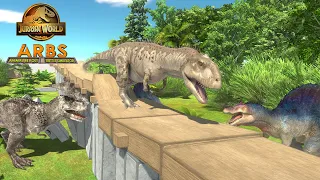 MAJUNGASAURUS Escape from V-REX (Animal Revolt Battle Simulator)