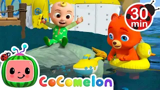 How to Drive a Toy Submarine Down by the Bay | CoComelon Animal Time - Learning with Animals