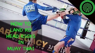 How to Open up your Opponent for a Power Head Kick in Muay Thai