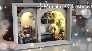 [DIY/miniature house] Miniature house for Christmas