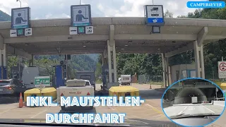 Urlaubsfahrt nach Kroatien Teil 1 nach Bled/Slowenien inkl. Mautinfos Live u.a. Flex-Maut A