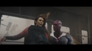 Vision + Wanda Maximoff | Vision saves Wanda