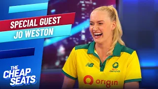 Netballing superstar Jo Weston Puts Mel Bracewell Through Her Paces | The Cheap Seats