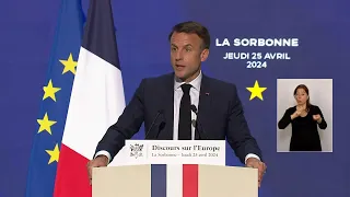 Emmanuel Macron appelle l’Europe "à revoir son modèle de croissance"