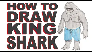 How to draw King Shark