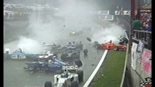 Spa 1998 start crashes!