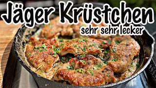 Jäger Krüstchen Pfanne oder im Dutch Oven einfach mega lecker | The BBQ BEAR