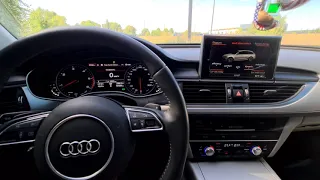 AUDI A6 C7 3.0 TDI 272hp 2015 launch/start