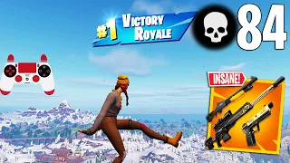 84 Elimination Solo Vs Squads Gameplay Wins (Fortnite Chapter 5 PS4 Controller)