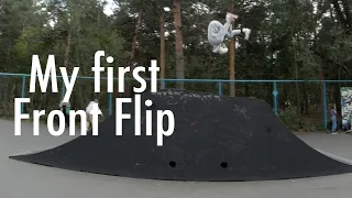 My first Front Flip