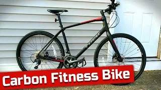 Carbon Fitness Hybrid - The Trek FX Sport 5 Carbon Bike Feature Review and Weight