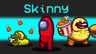 HOW TO BE the SKINNIEST AMONG US PLAYER! (Skinny Mod with Ssundee!)