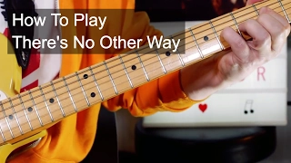 'There's No Other Way' Blur Guitar Lesson