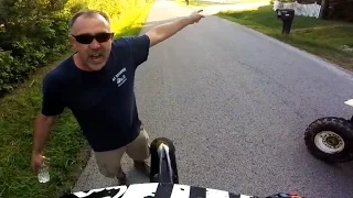 Stupid, Crazy & Angry People Vs Bikers - Bikers In Trouble!