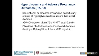 Gestational Diabetes Webinar