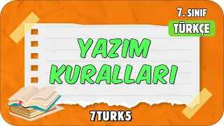 Yazım Kuralları 📙 tonguçCUP 1.Sezon - 7TURK5 #2024