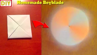 How to make paper Beyblade at home/easy trick to make paper Beyblade/spinning top/paper toys/diy