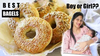 Best Homemade Bagels recipe | Boy or Girl?? Channel Updates