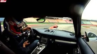 AMG GT S vs 911 Turbo Tracktest Hockenheim sport auto Porsche vs Mercedes-AMG