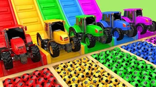 Car Assembly Surprise Soccer Ball | Street Vehicle with Learn Colors for Kids cocomelon  rhymes