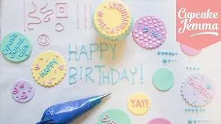 Perfect Piping Masterclass plus Royal Icing Recipe! | Cupcake Jemma