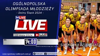 LIVE: Ogólnopolska Olimpiada Młodzieży: Finał: Śląskie vs. Łódzkie