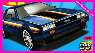 DMC Delorean Dark Blue Variant 2023 Hot Wheels Review