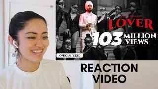 Japanese-Indian Reacts: Lover by Diljit Dosanjh | Song Reaction Video