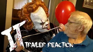 ANGRY GRANDPA REACTS TO IT TRAILER!! (PRANK)